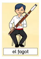 Vista previa - Tarjetas / Manipulativos - Instrumentos musicales (instrumentos de viento) Español / E.L.E - página 1