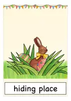 Vista previa - Decoración del aula - EASTER / spring flash cards English / Inglés - página 3