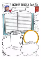 Vista previa - Hojas de trabajo - Madre Teresa Currículum creativo Inglés - página 2