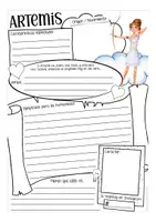 Vista previa - Hojas de trabajo - ARTEMIS currículo creativo para la clase de religión y historia (12 DIOSES DEL OLIMPO) - página 1