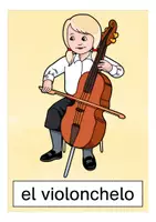 Vista previa - Tarjetas / Manipulativos - Instrumentos de cuerda Español / E.L.E. música - página 1