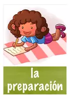 Vista previa - Tarjetas / Manipulativos - VACACIONES Español flash cards - página 1