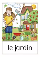 Vista previa - Tarjetas / Manipulativos - DANS LE JARDIN tarjetas con imágenes Francés - página 1