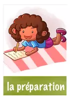 Vista previa - Tarjetas / Manipulativos - Les VACANCES Francés flash cards - página 1
