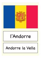 Vista previa - Tarjetas / Manipulativos - Pays et capitales en Europe Francés Flash Cards - página 2