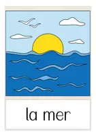 Vista previa - Tarjetas / Manipulativos - LES RELIEFS flash cards Francés - página 1