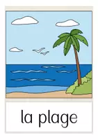 Vista previa - Tarjetas / Manipulativos - LES RELIEFS flash cards Francés - página 3