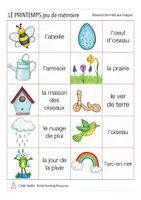 Vista previa - Juegos / Gamificación - le printemps Juego Francés - página 1