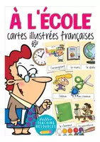 Vista previa - Tarjetas / Manipulativos - à l'école francés flash cards - Portada