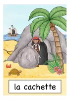 Vista previa - Tarjetas / Manipulativos - les pirates Francés flash cards - página 2