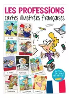Vista previa - Tarjetas / Manipulativos - les professions Francés flash cards - Portada