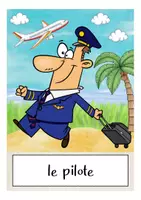 Vista previa - Tarjetas / Manipulativos - les professions Francés flash cards - página 1
