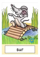 Vista previa - Tarjetas / Manipulativos - les prépositions Francés grammaire flash cards - página 3