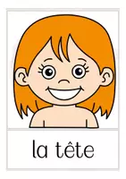 Vista previa - Tarjetas / Manipulativos - le corps (el cuerpo) flash cards Francés - página 2