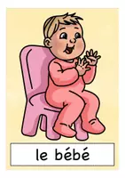 Vista previa - Tarjetas / Manipulativos - la famille flash cards Francés - página 2