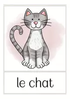 Vista previa - Tarjetas / Manipulativos - FREEBIE les animaux domestiques Francés (gratis) - página 2