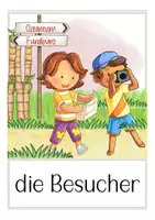Vista previa - Tarjetas / Manipulativos - Deutsch / Alemán Bildkarten ZOO (animales / Tiere) - página 2