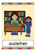 Vista previa - Tarjetas / Manipulativos - Deutsch / Alemán VERBEN Bildkarten (verbos) - página 3