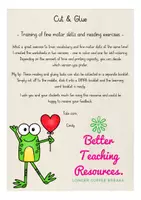 Vista previa - Hojas de trabajo - Valentine´s Day cut & glue English / Inglés - página 1