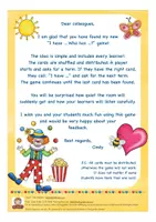 Vista previa - Unidades / Secuencias / Situaciones de Aprendizaje - CIRCUS game English / Inglés (I have... who has?) - página 1