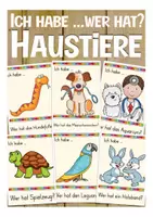 Vista previa - Juegos / Gamificación - HAUSTIERE Ich habe, wer hat? Spiel Alemán / Deutsch - Portada