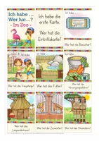 Vista previa - Juegos / Gamificación - ZOO Tiere Spiel Deutsch / Alemán "Ich habe, wer hat?" - página 2