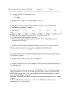 Vorschau - Test - Klassenarbeit mit acht Aufgaben zur Radioaktivität 1 - Deckblatt