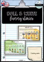 Vista previa - Unidades / Secuencias / Situaciones de Aprendizaje - Roll & Write - funny stories - Portada