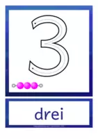 Vorschau - Spiele - Montessori Zahlen Wandplakate zum Ziffern nachspuren - Seite 3