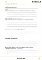 Vorschau - Arbeitsblätter - Gewalt und Zivilcourage - Deckblatt