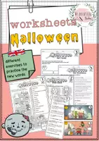 Vista previa - Hojas de trabajo - Halloween: worksheets - Portada