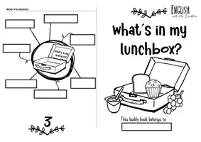 Vista previa - Hojas de trabajo - In my lunchbox: buddybook (food) - página 2