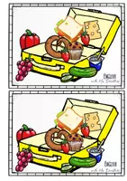 Vista previa - Juegos / Gamificación - In my lunchbox: matching game (food) - página 3