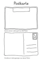 Vista previa - Hojas de trabajo - Mein Sommer - cuaderno para completar y colorear luego de las vacaciones de verano - página 3