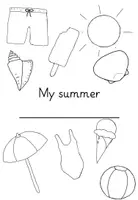 Vista previa - Hojas de trabajo - My summer - Heft für die Sommerferien zum Ausfüllen auf Englisch - página 2