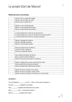 Vista previa - Hojas de trabajo - Le projet d'art -Bundle: Compréhension orale - página 3