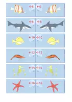 Vista previa - Juegos / Gamificación - Juego de pesca para contar en el rango de números 20 - página 3