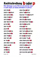 Vorschau - Arbeitsblätter - Stütz- und Förderkurs Deutsch - b oder p - Seite 3