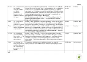Vista previa - Unidades / Secuencias / Situaciones de Aprendizaje - Lesson plan to the pronunciation point "th" - página 3
