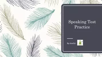 Vista previa - Presentaciones - Speaking practice warmer - preparation for oral exams - página 1