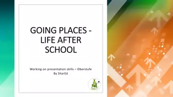 Vista previa - Unidades / Secuencias / Situaciones de Aprendizaje - Unit to practice presentations in an English advanced level course - Life after school - Portada
