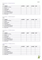 Vista previa - Hojas de trabajo - Collection of feedback and evaluation sheets for oral presentations - página 2