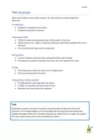 Vista previa - Hojas de trabajo - The Hate U Give plot structure and plot diagram - página 1
