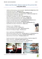 Vista previa - Otros - Listas de lectura para las vacaciones de verano - Books to read over the summer 2021 young adult edition - página 3