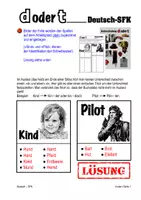 Vorschau - Arbeitsblätter - Stütz- und Förderkurs Deutsch - d oder t - Seite 2