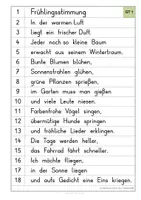 Vorschau - Arbeitsblätter - Materialsammlung zum Gedicht Frühlingsstimmung - mit Zusatzmaterialien in Schulausgangsschrift SAS - Seite 3