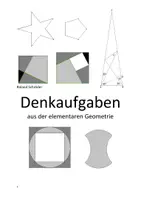 Vorschau - Arbeitsblätter - Denkaufgaben aus der elementaren Geometrie - Deckblatt