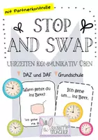 Vista previa - Juegos / Gamificación - Stop and swap: practica las horas en alemán - Portada