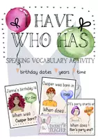 Vista previa - Juegos / Gamificación - I have...who has... (birthday dates, years, time) - Portada