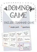 Vista previa - Juegos / Gamificación - Domino: simple past (questions) - Portada